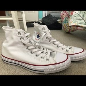Converse  White High Tops